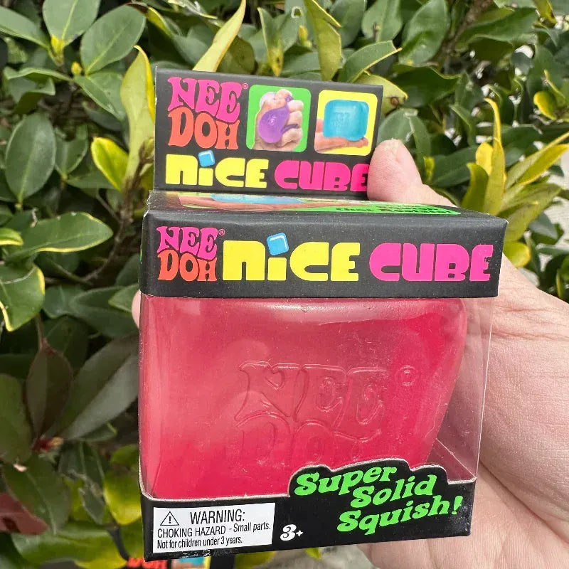 Needoh Nice Cube - Pocket Stress Relief Fidget for Anxiety & Focus